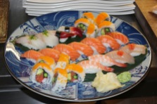 Sushi för två